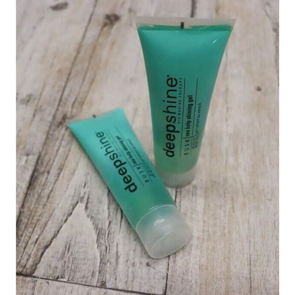 Rusk Styling Gel Deepshine Sea Kelp Shining Gel 4oz Concentrated Support 2PC NEW - Picture 4 of 7